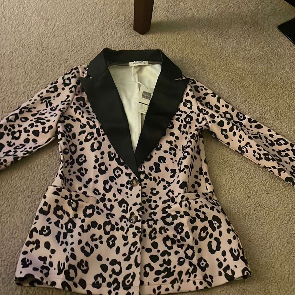 Pink cow coat